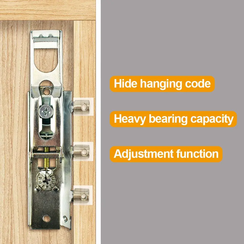 

Metal Hardware Concealed Adjustable Cabinet hanging parts Hanging code Wall cabinet fixing accessories Invisible
