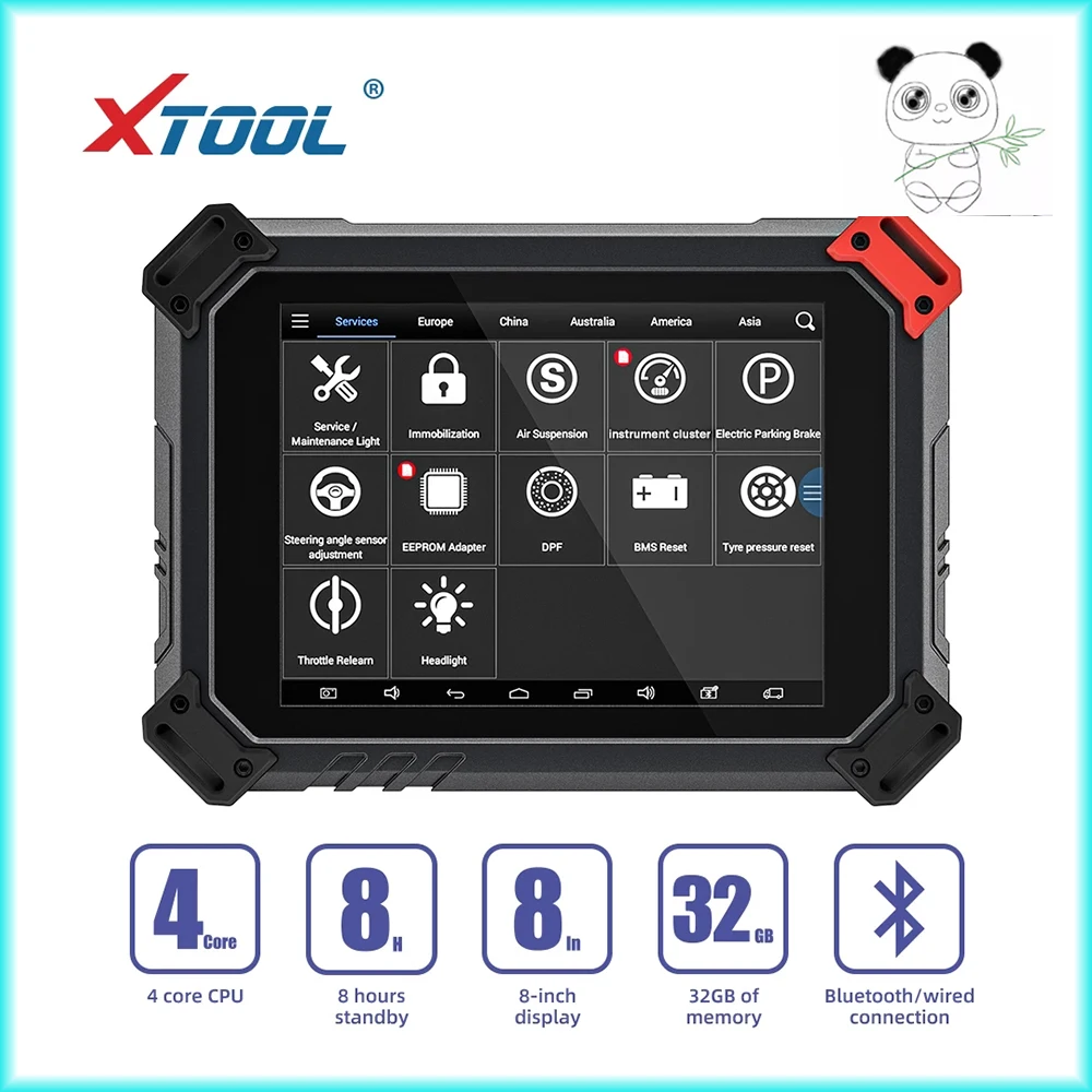 

100% оригинальные диагностические инструменты XTOOL PS80, поддержка полной диагностики систем, кодирование ЭБУ и программатор ключей, Автомобиль...
