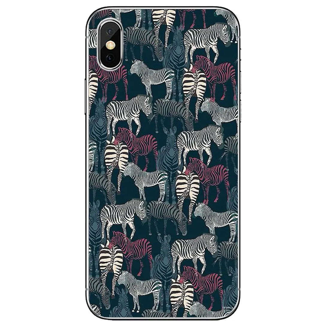 Мягкий кожаный чехол Pastel Teal Tiger neon Zebra Hybrid для Samsung A10 a12 a20e a21s A30 a31 A40 a41 A50 A51 A60 A70 a71 a72