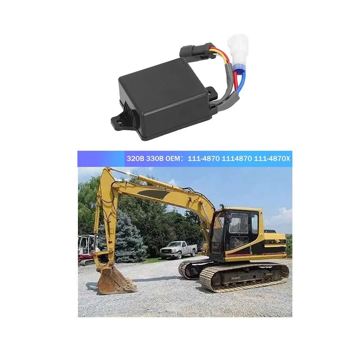 Реле времени для экскаватора реле задержки Caterpillar 320B 330B номер детали: 111-4870 1114870