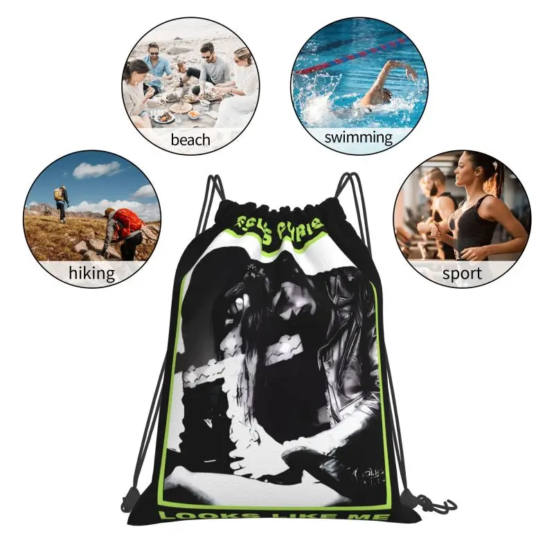 Модные ретро сумки на шнурке для спортзала новый стиль плавания