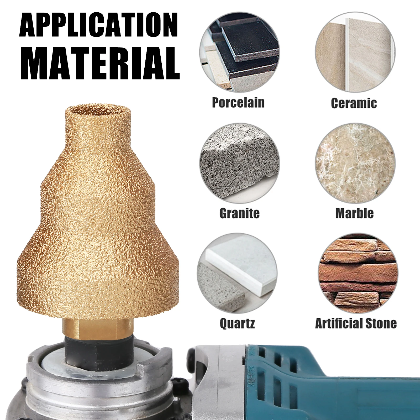 Алмазная ступенчатая фаска 20-35-50 мм сверло угловая шлифовальная машина пила для
