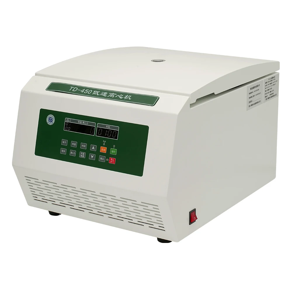 

TD-450 low speed bench top platelets rich plasma prp tube kit machine fat ppp graft centrifuge machine price