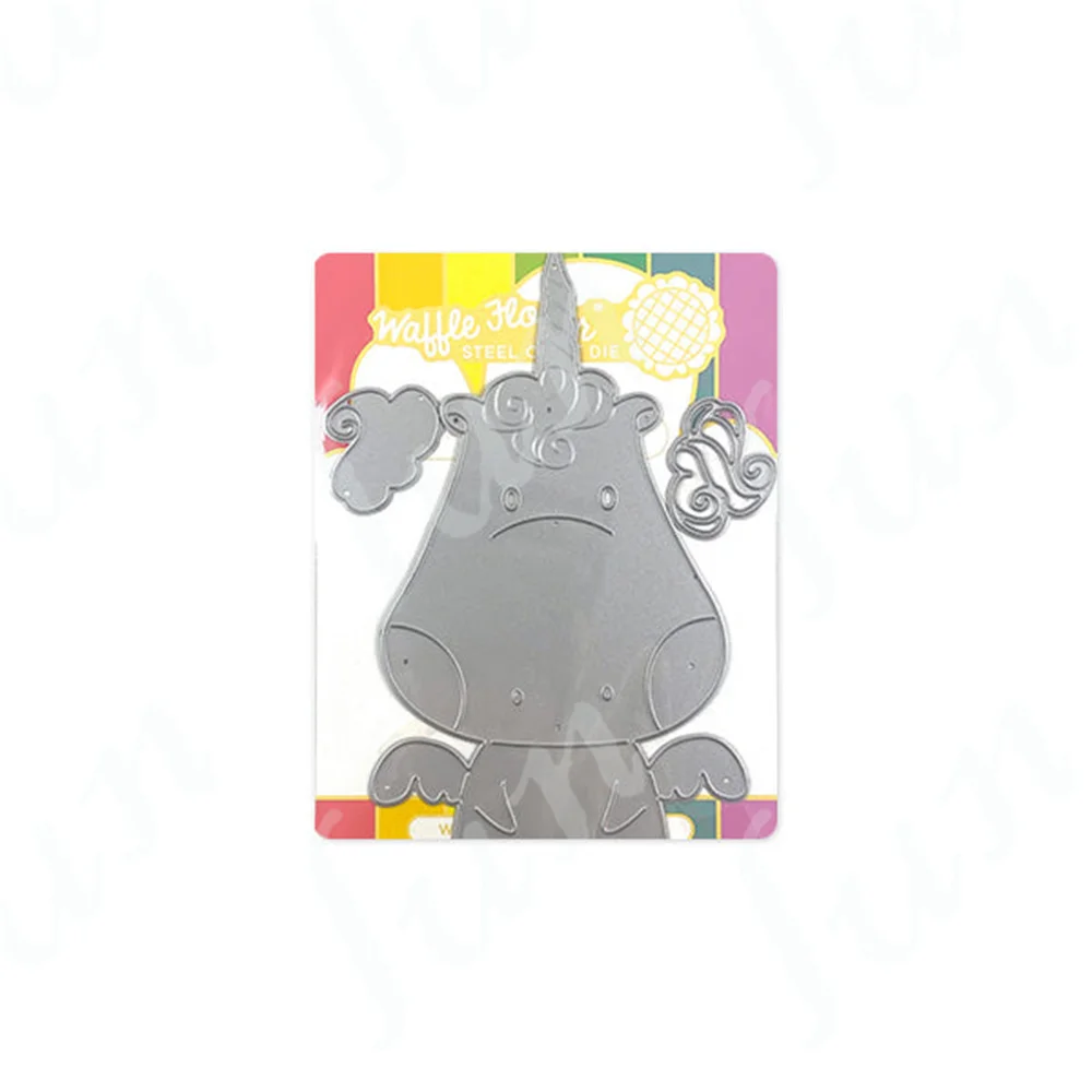 

2023 New Arrival Metal Cutting Dies Cut Die Unicorn Cuts Craft Decoration Embossing Template DIY Scrapbooking Handmade Knife
