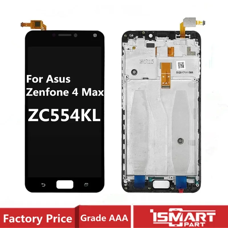 Для Asus Zenfone 4 Max ЖК-дисплей ZC554KL дигитайзер сенсорного экрана в сборе запасные