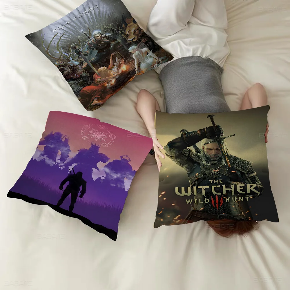 Hot-The-W-Witcher-Game персонализированная картина текст домашние декоративные подушки