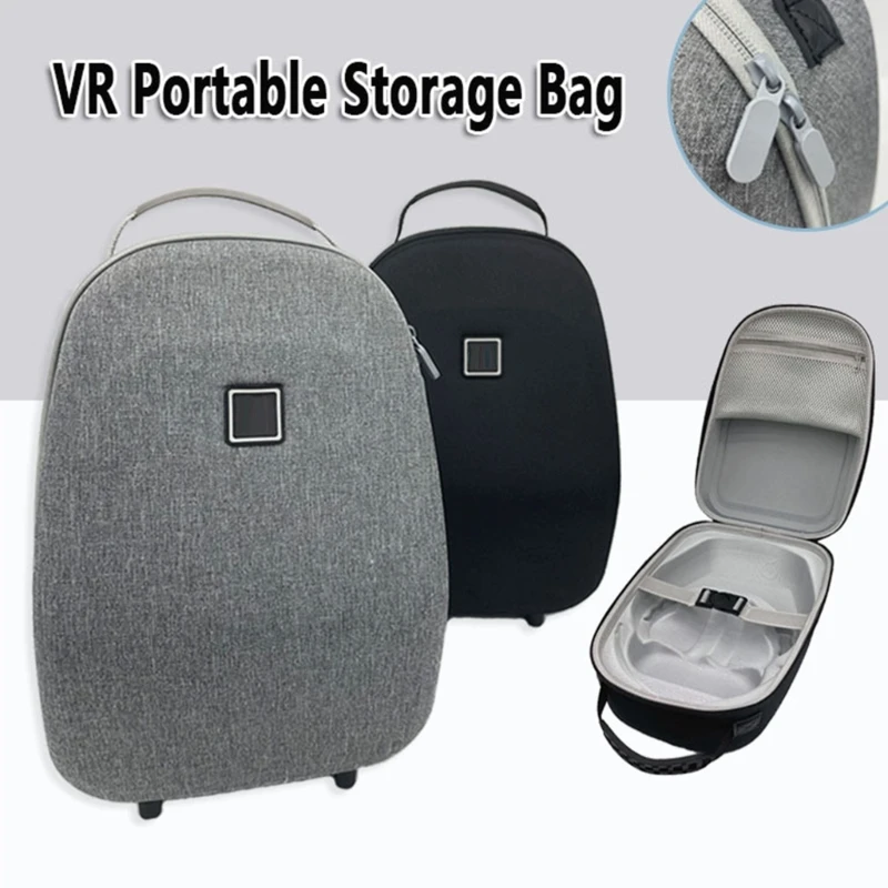 

Hard Carry Bag Shells for PS VR2 Headset Bag Large Travel Storage Bag Carrying Pouch with Holder Tray Elastic Bands DXAC