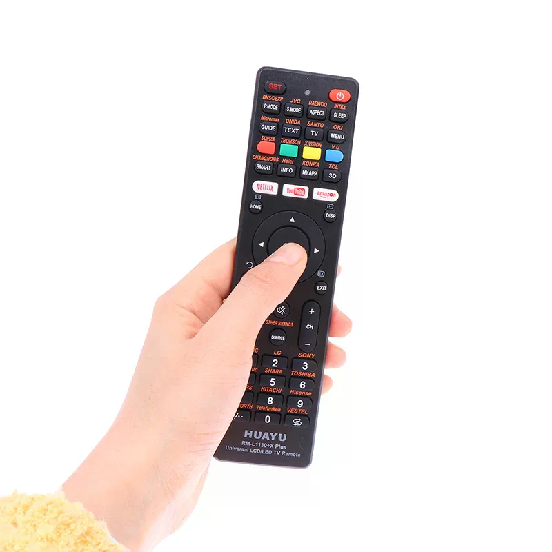 Фото Универсальный сменный пульт дистанционного управления Remote Plus Rm l1130 x для телевизора, высококачественный прочный материал, простая установка, идеальный выбор для подарка №3