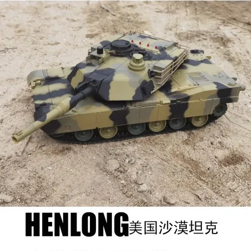 Танки Henglong в масштабе 1/24 Abrams M1a2 Американские боевые танки модель панзера для