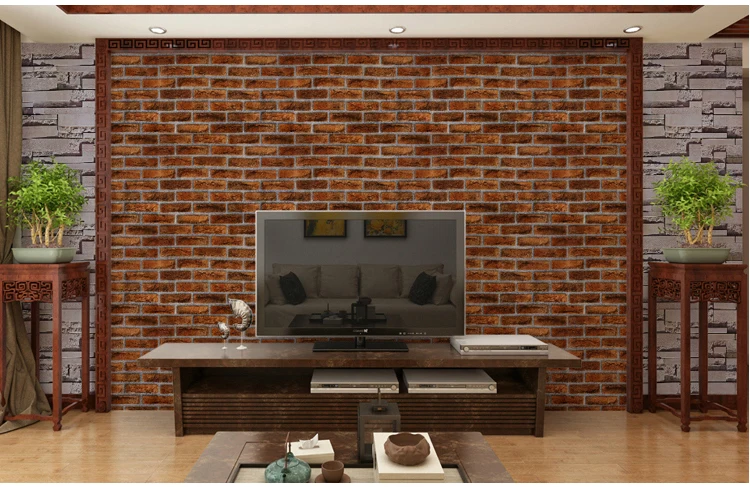 

Самоклеящиеся обои из ПВХ, водонепроницаемые влагостойкие 3D обои с рисунком кирпичей, для гостиной, фона телевизора