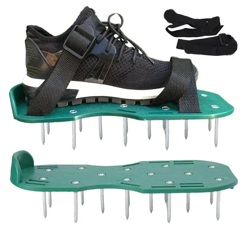 

Lawn Aerator Shoes For Grass Rejuvenate Your Lawn With 1.65 Short Spikes Soil Conditioner And Aerator For Patio Garden Lawn