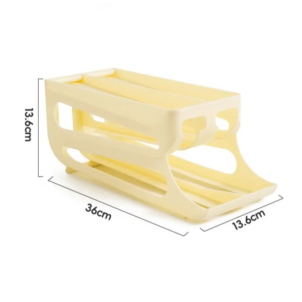 Новый органайзер-слайдер автоматический двухъярусный ролик для яиц большая