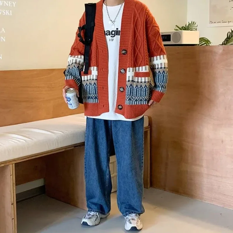 Мужской кардиган в японском стиле