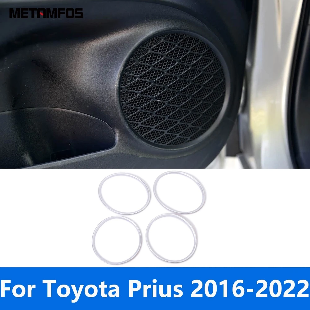 

Для Toyota Prius 2016-2021 2022, матовая внутренняя дверь, стереозвук, аудиодинамик, крышка громкоговорителя, аксессуары для отделки, Стайлинг автомобиля