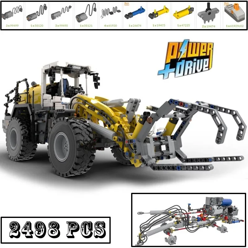 Новинка колесный погрузчик MOC L580 XPower потрясающий с радиоуправлением