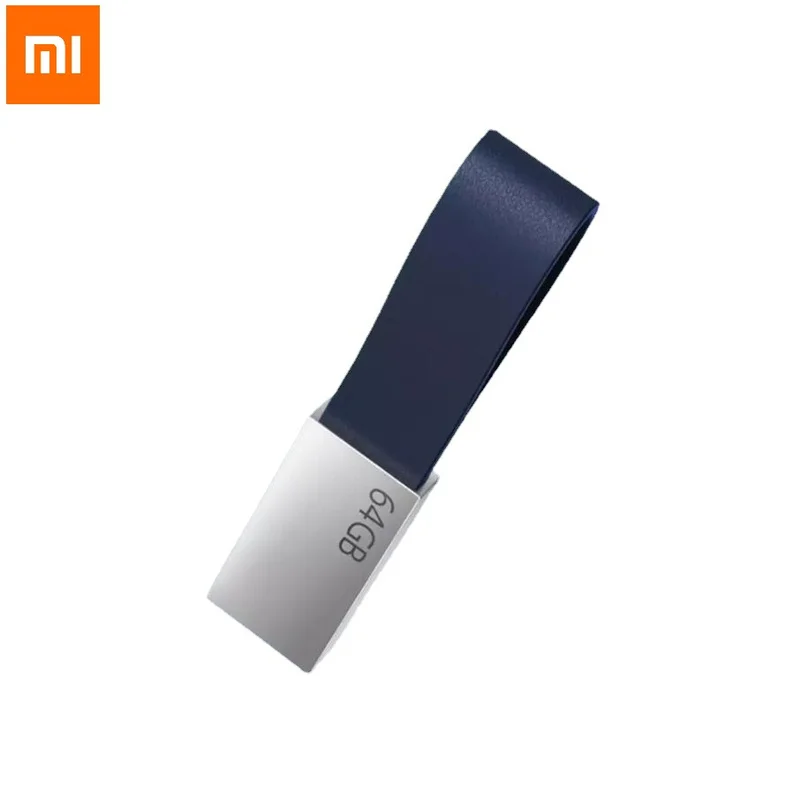 

Original Xiaomi Mi Mijia U Disk 64GB USB 3.0 High-speed Transmission Metal Body Compact Size Protable Lanyard Design