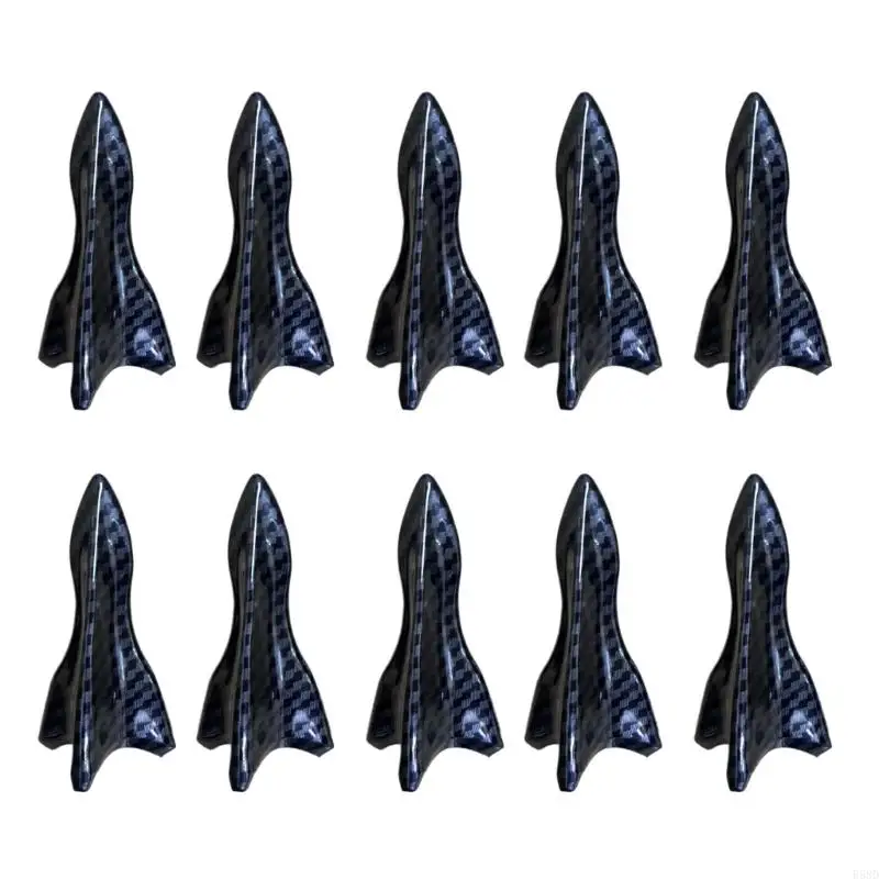 R58D 10PCS Universal Car Shark Fin Diffuser Vortexs Обновления генератора для использования крыши