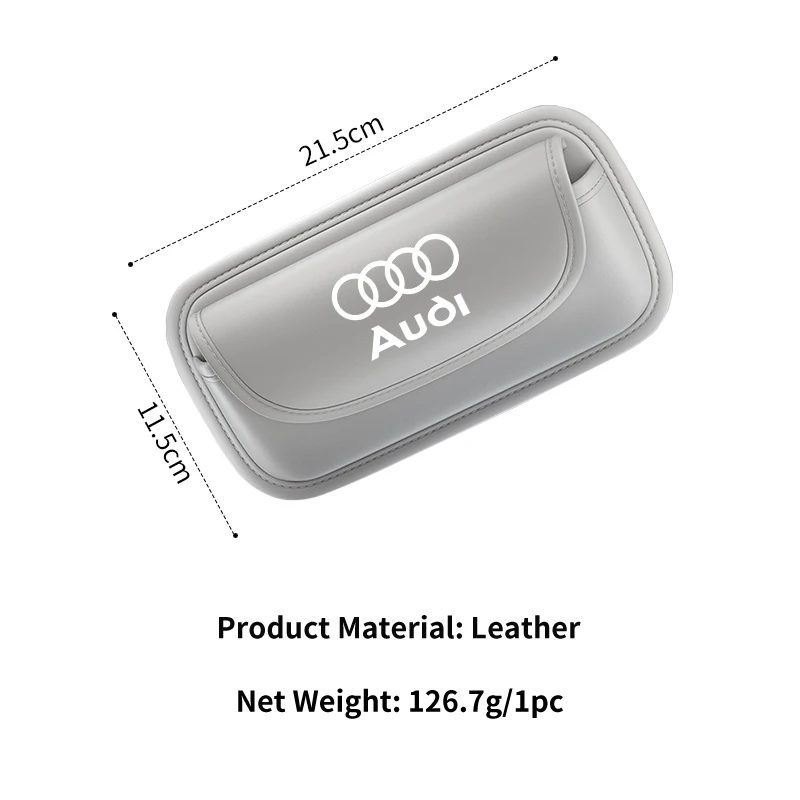 Кожаный автомобильный держатель для солнцезащитных очков многофункциональные