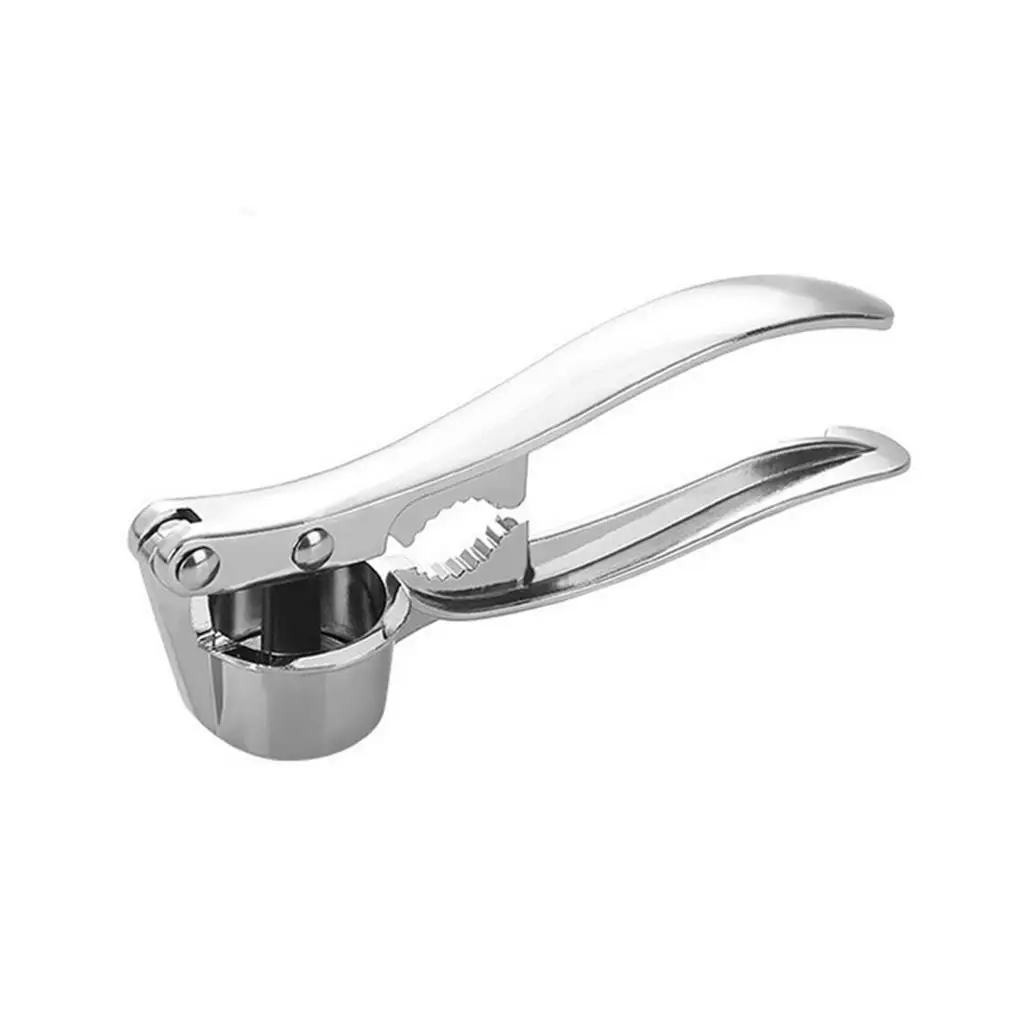 

Kitchen Garlic Press Crusher Home Multifunction Manual Ginger Squeezer Masher Handheld Ginger Garlic Mincer Tool Stainless Steel