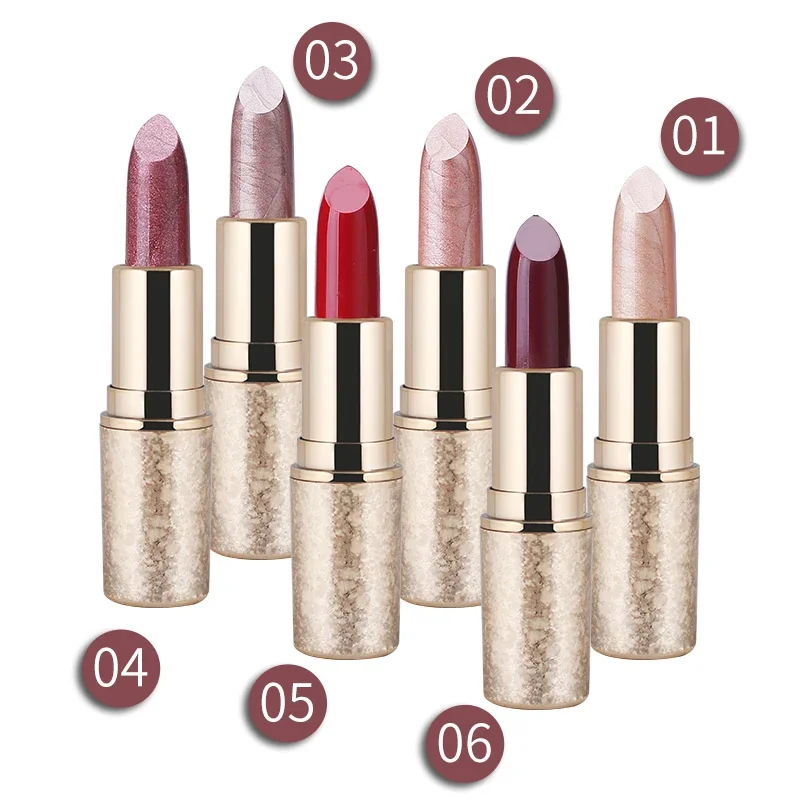 Светильник матовая губная помада в виде снежинки 6 цветов водостойкая прочная