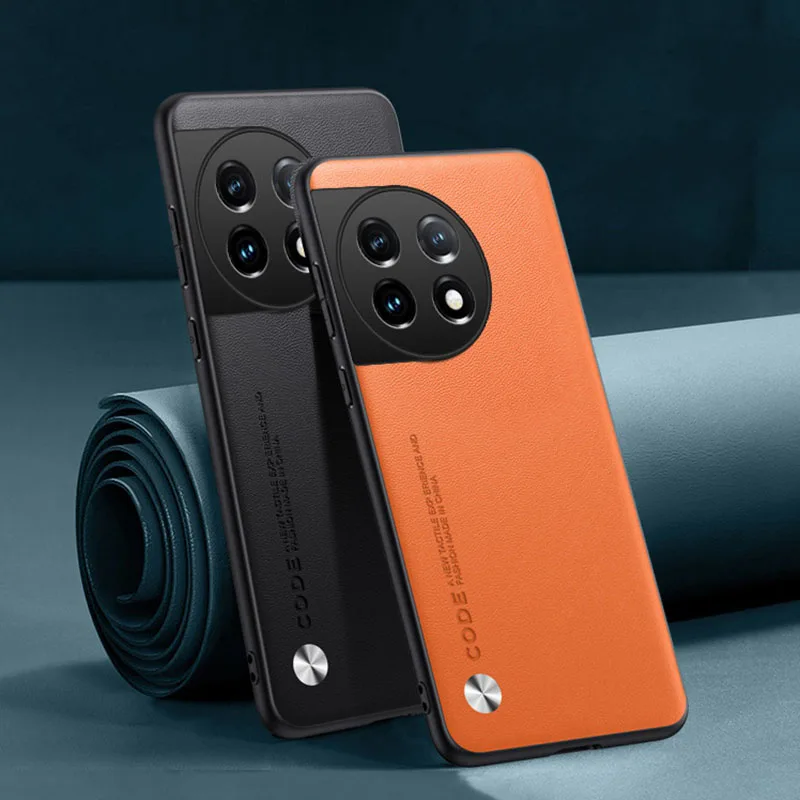 

Модный Роскошный оригинальный чехол из искусственной кожи для Oneplus 11, противоударный силиконовый чехол для телефона Oneplus11 one plus11, чехол для т...