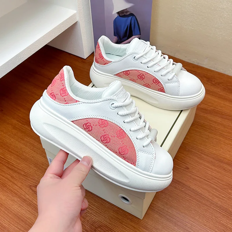 

Women Vulcanize Shoes 2023 New Spring Autumn Brand Luxury Sneakers Casual Footwear Zapatillas Mujer Light Flat Breathable Shoes