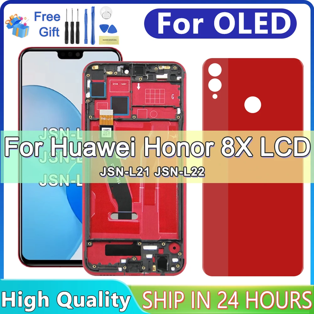 6 5 &quotдля Huawei Honor 8X ЖК-дисплей дигитайзер сенсорного экрана запасные части для