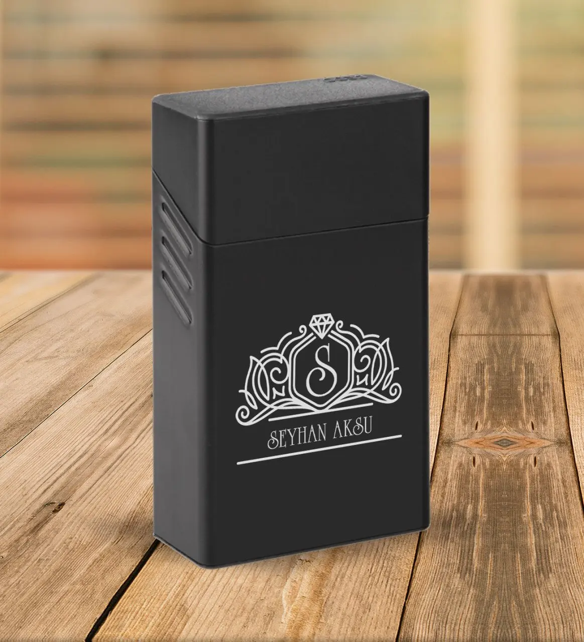 

Индивидуальная черная прикосновение/металлическая сигарета стройного размера