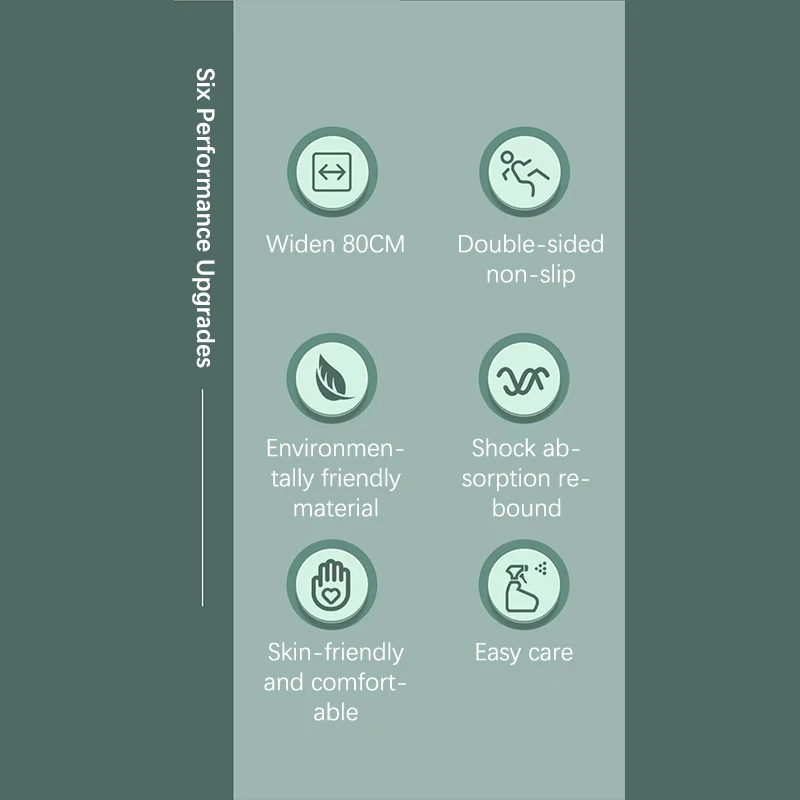 Прочный Коврик для йоги из ТПЭ начинающих защиты суставов нескользящий коврик