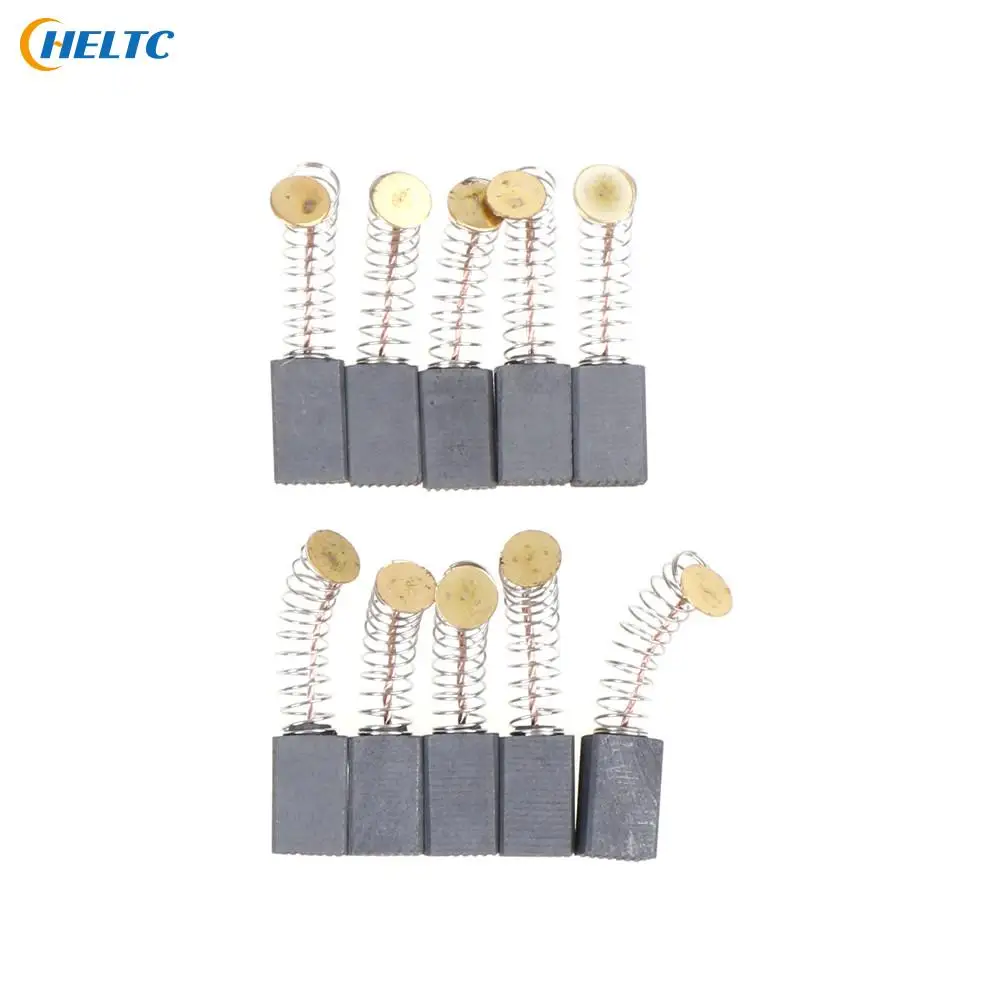 

10Pcs/lot Carbon Brushes Spare Parts Mini Drill Electric Grinder Replacement For Electric Motors Rotary Tool 3size