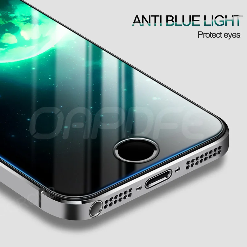 Защитное стекло 9d для iphone 5 5c закаленное защитное экрана | Мобильные телефоны и