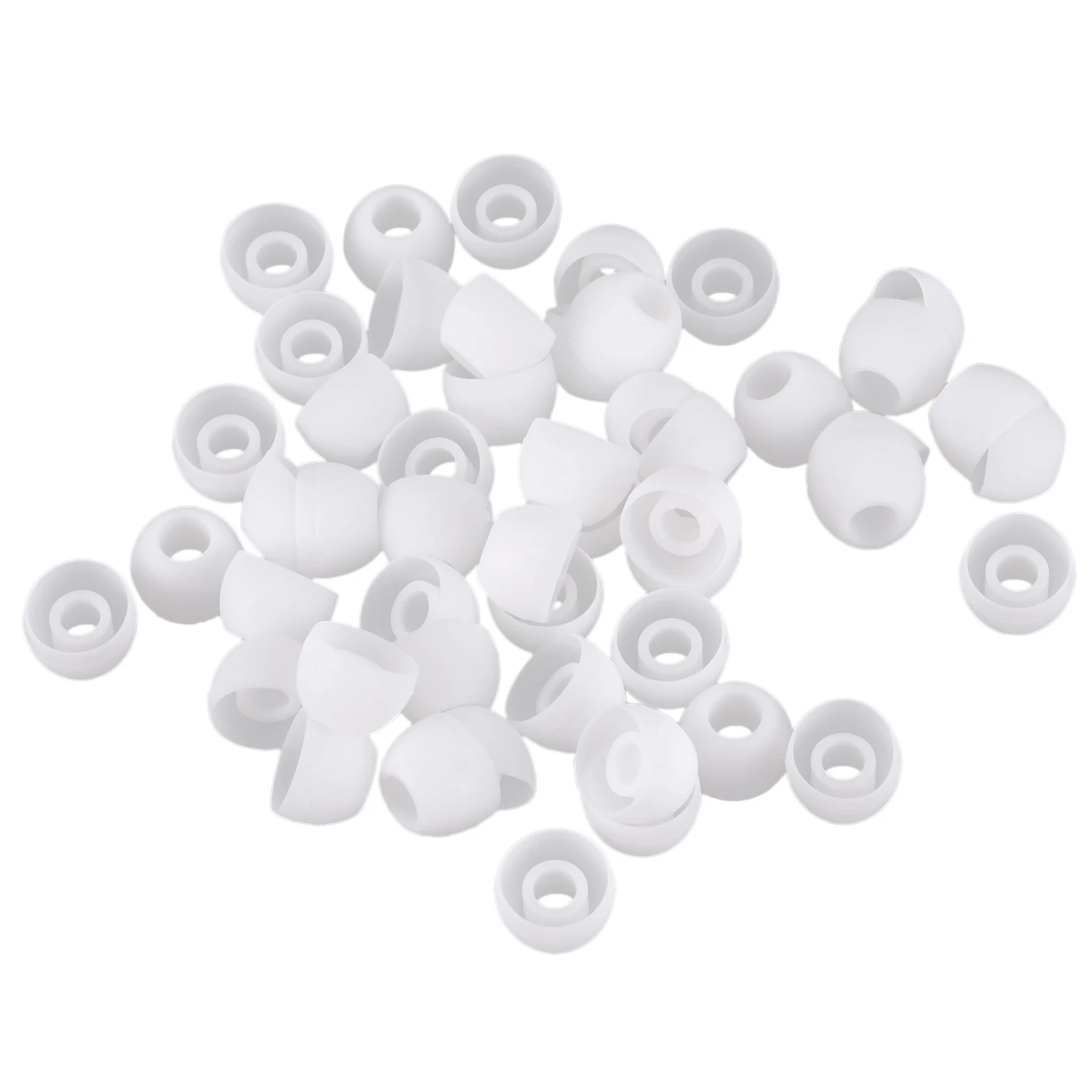 

50 Pcs White Earbud Headphone In Ear Buds Tip Cover Replacement