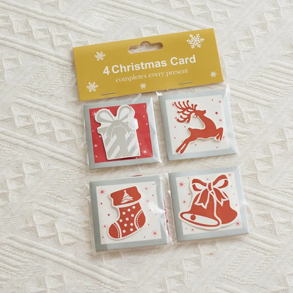 

Прочная Рождественская открытка, радостные рождественские поздравительные открытки, долговечные уникальные картонные открытки для семейных друзей, праздников для семьи