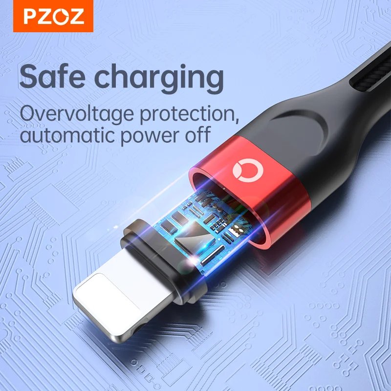 PZOZ 20W PD USB C Cable Fast Charging For iPhone 14 13 12 11 Pro Max Xs Xr X 8 Plus iPad Mini Charger Wire Code USB Type C Cable
