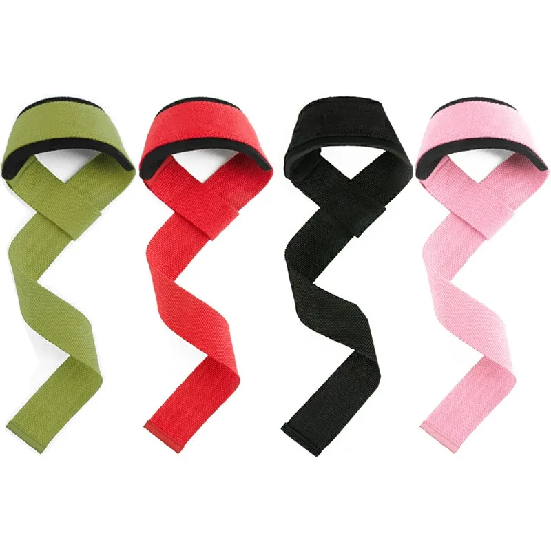 

Weight lifting Wrist Straps Fitness Bodybuilding Training Gym lifting straps with Non Slip Flex Gel Grip