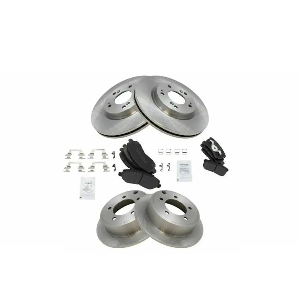 

Front & Rear Posi Metallic Brake Pad & Rotor Kit For Chrysler Dodge Jeep