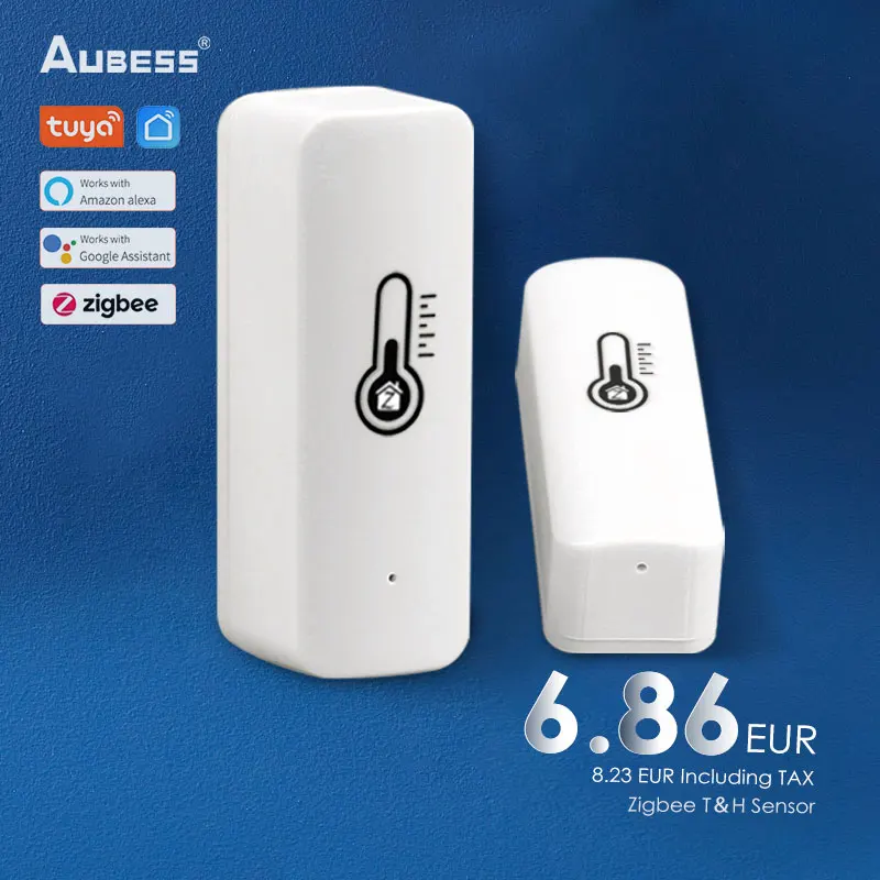 Tuya Smart Life WiFi/Zigbee датчик температуры детектор влажности гигрометр термометр