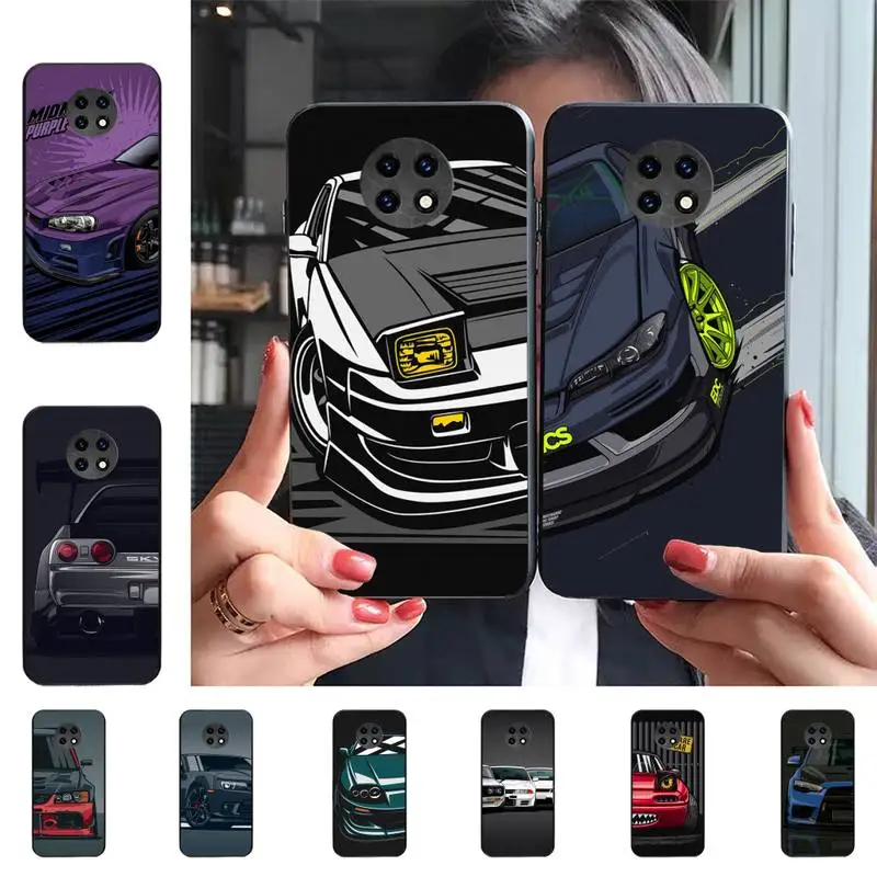 

Japan JDM Sports Cars Comic Phone Case for Samsung S20 lite S21 S10 S9 plus for Redmi Note8 9pro for Huawei Y6 cover