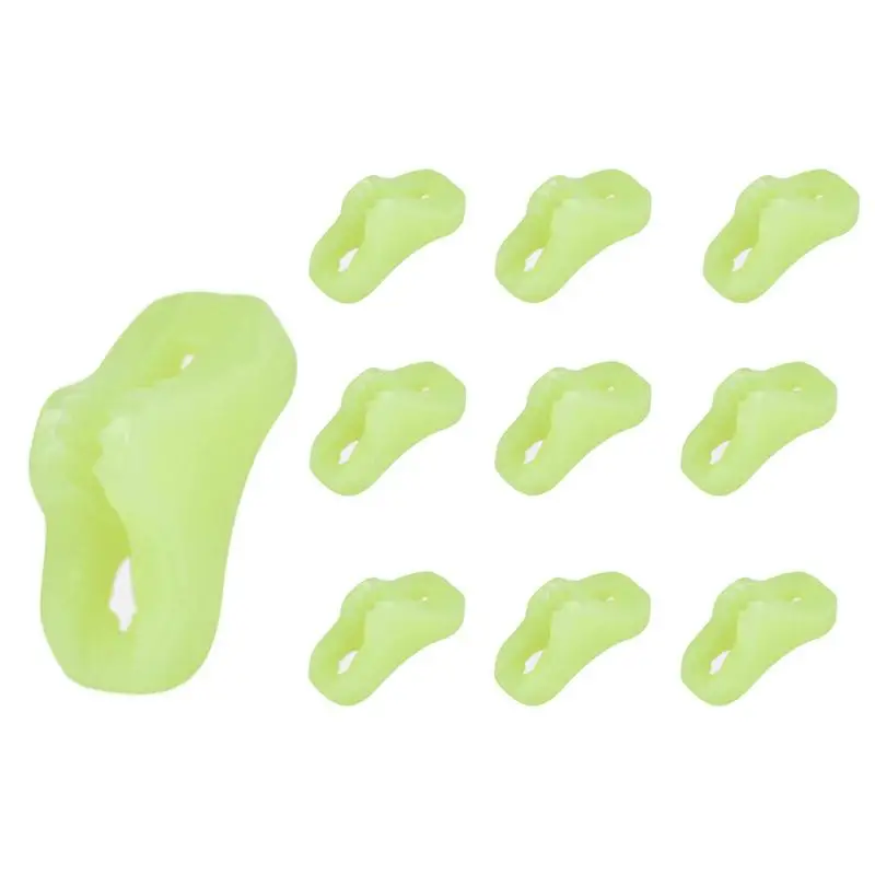 

10 шт., треугольные светящиеся застежки для регулировки, аксессуары для кемпинга