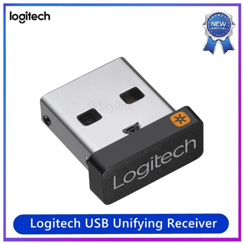 Последняя версия миниатюрный Универсальный ресивер Logitech соединяет до шести