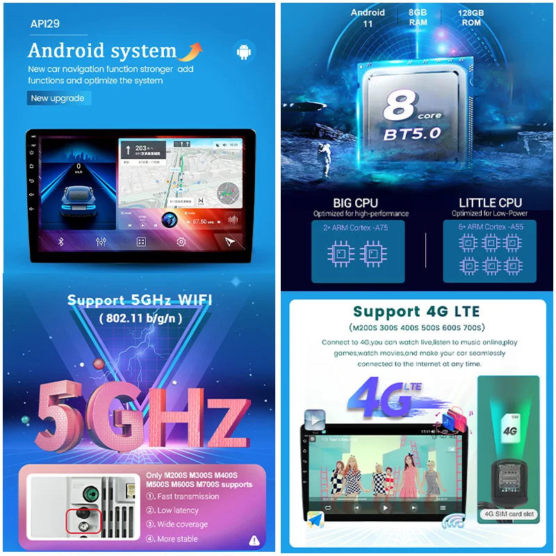 Автомобильный радиоприемник Android11 для Lexus RX300 RX330 RX350 RX400H 2003 2004-2009 мультимедийный