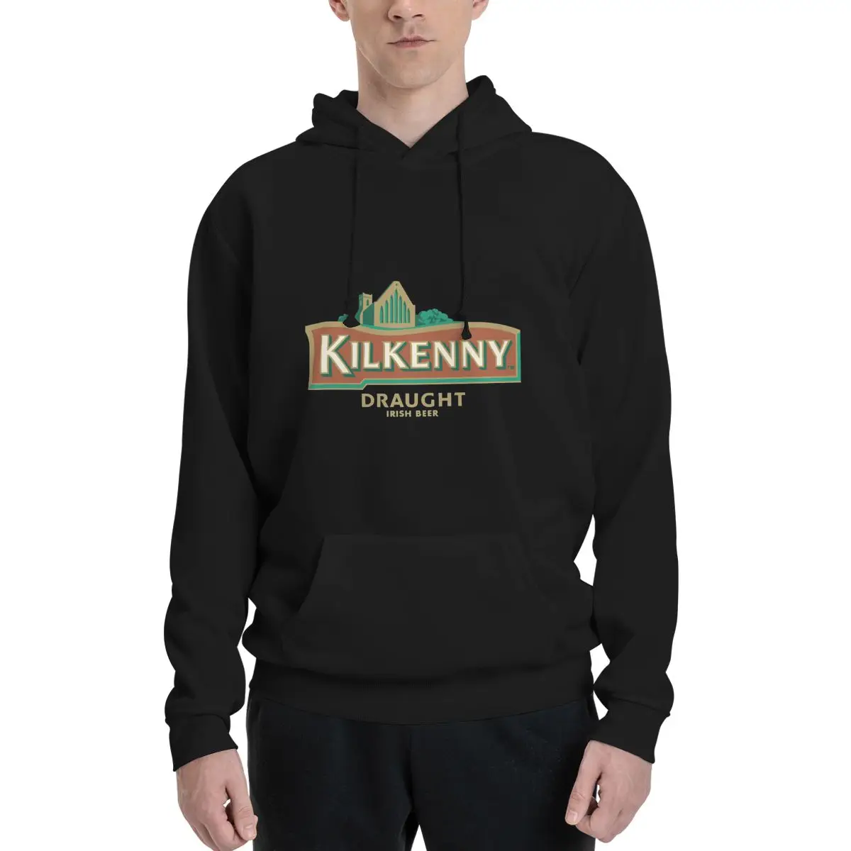 

Kilkenny-Draught Beer Polyester Hoodie Men's Women's Sweater Size XXS-3XL