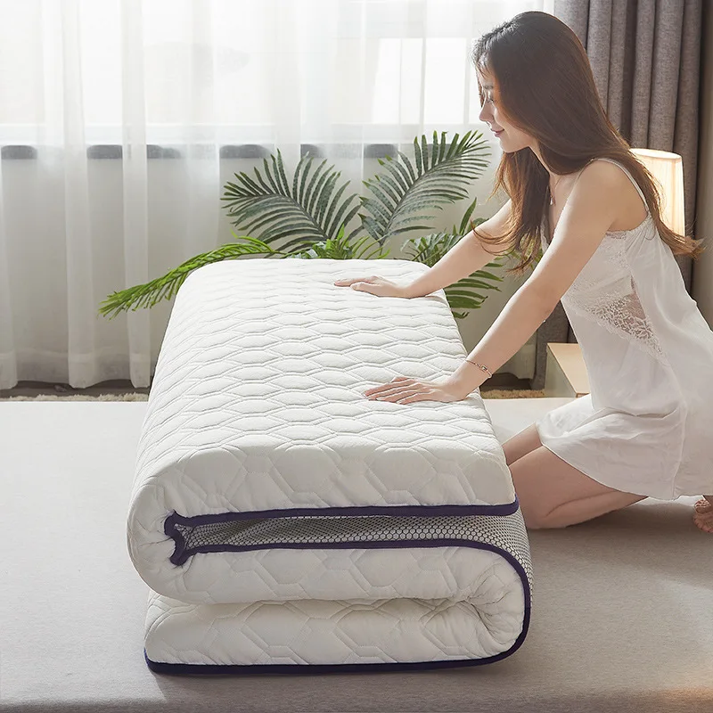 Латексный матрас для кровати нескользящий защитный постельного белья складные