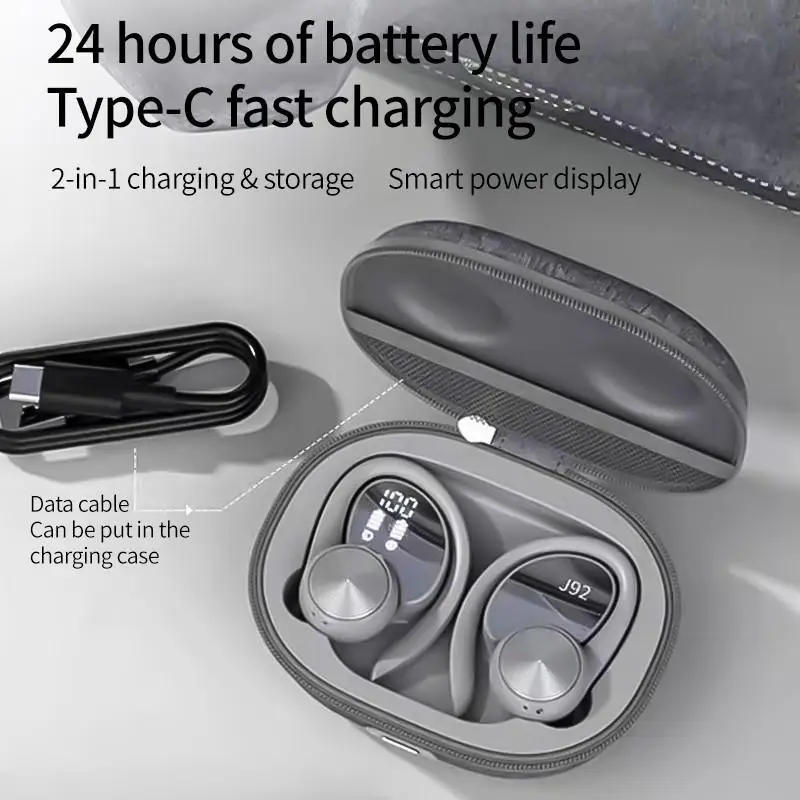 TWS Sports Earbuds Bluetooth 5.0 HIFI Bass Wireless Headphones LED Touch Hands-free Earphone Noise Cancelling Waterproof Headset |