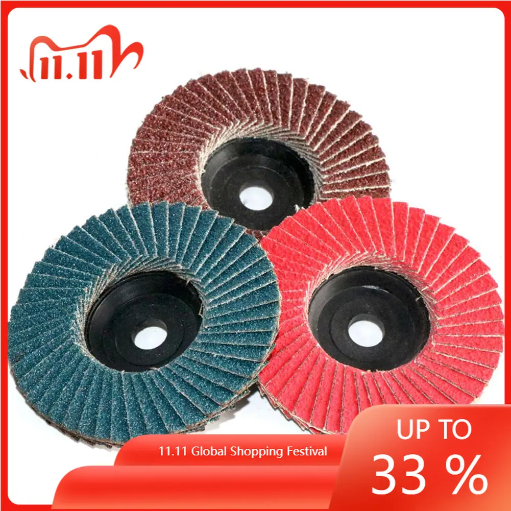 

3/6pcs 3inch 75mm Flap Discs Sanding Disc 80 Grit Abrasive Tool Wood Cutting Grinding Wheels Blades For Angle Grinder Polishing