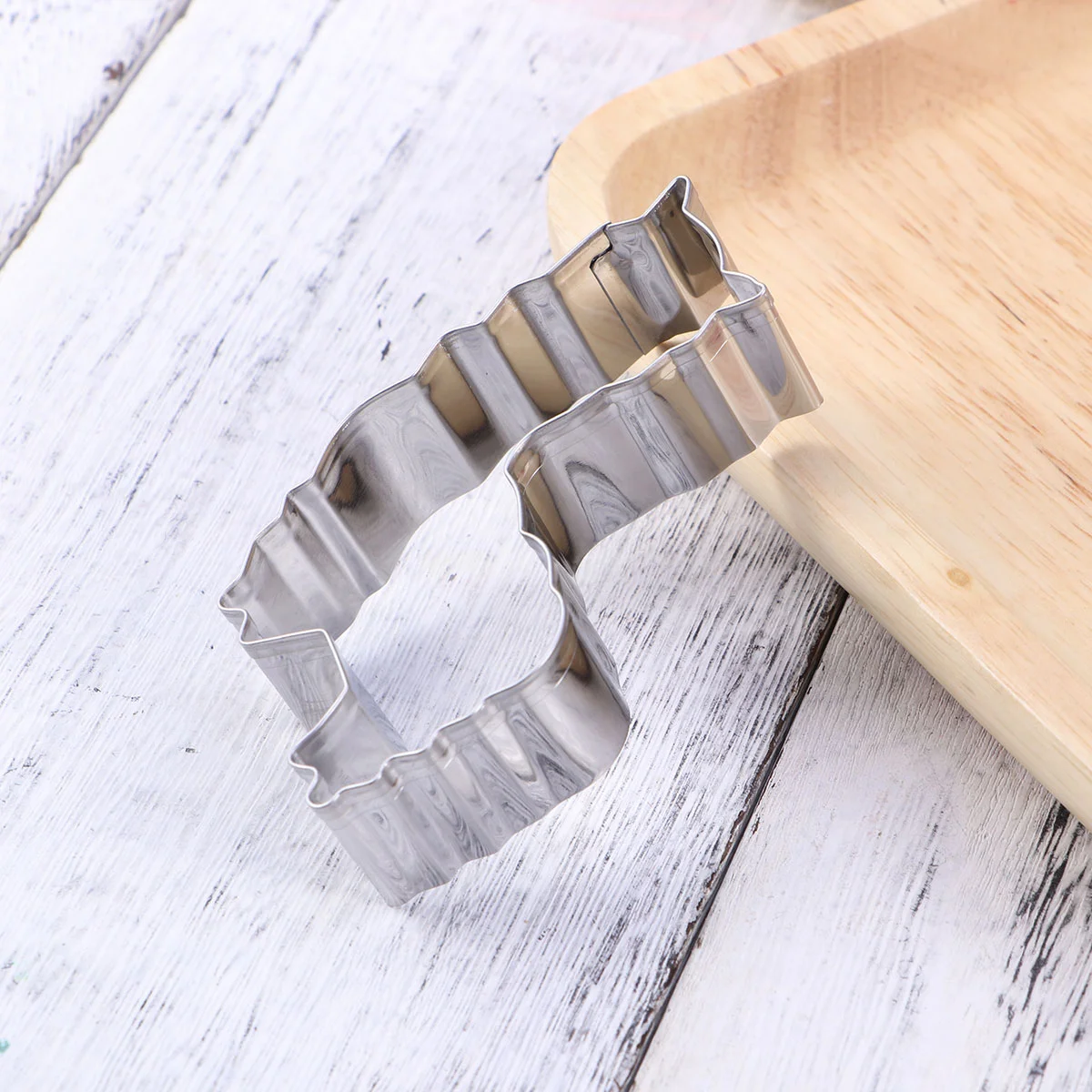 

5pcs Cookie Stainless Steel Alpaca Shaped Cookie Molds Muffin Biscuit Shapes Molds Decorating Tools for Wedding Party ( Silver )