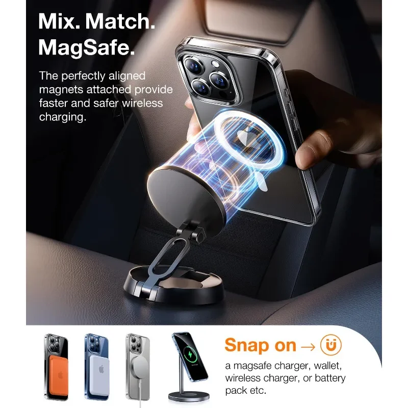 Прозрачный Магнитный чехол для Apple iPhone 15 14 12 13 11 Pro Max Plus Mini XS XR 8 7 SE SE2 с прозрачным