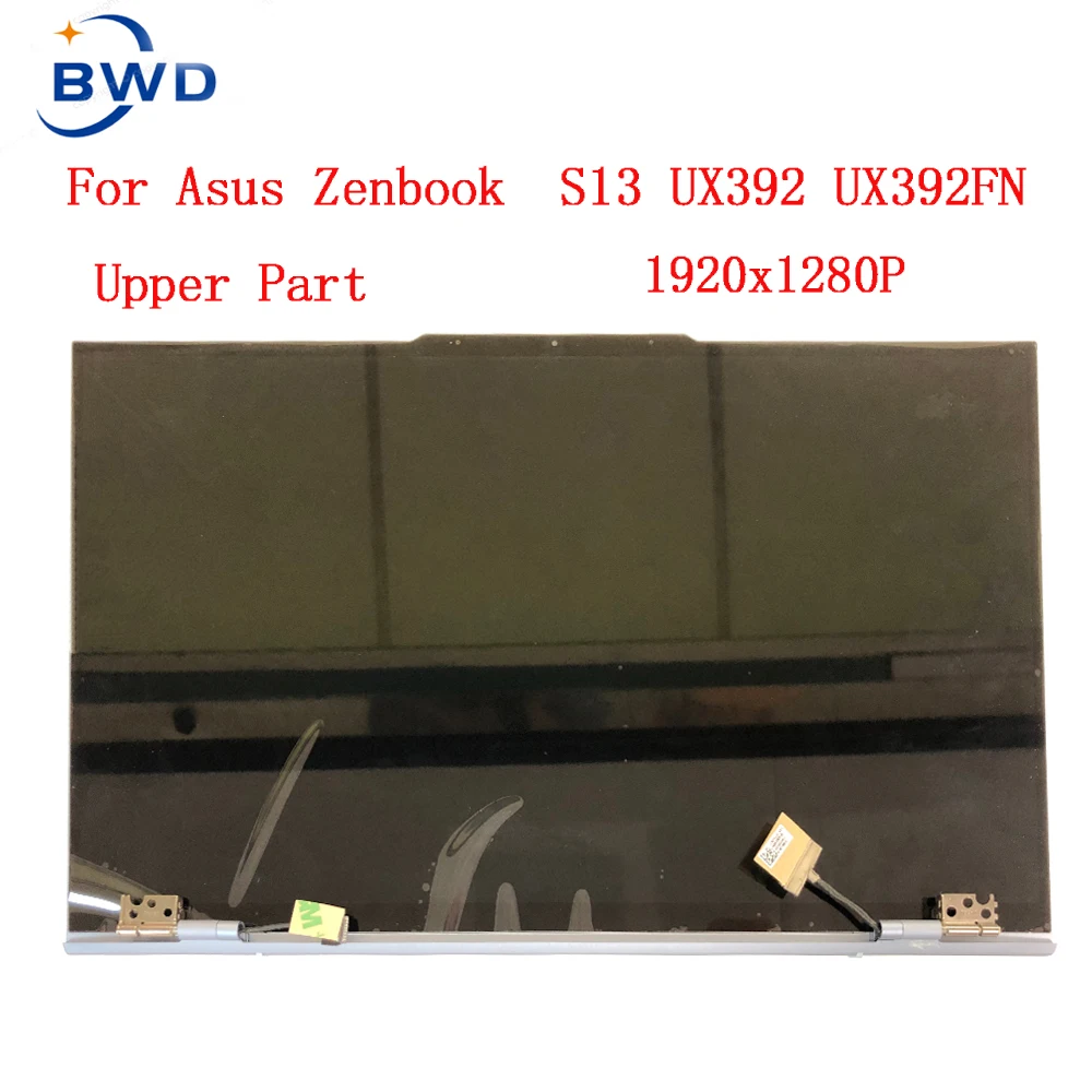 Оригинальный 14-дюймовый ЖК-дисплей в сборе для ASUS ZenBook 14 UX392 UX392FN UX392FA UX392F FHD 1080P, ЖК-дисплей, сенсорный экран с рамкой и крышкой