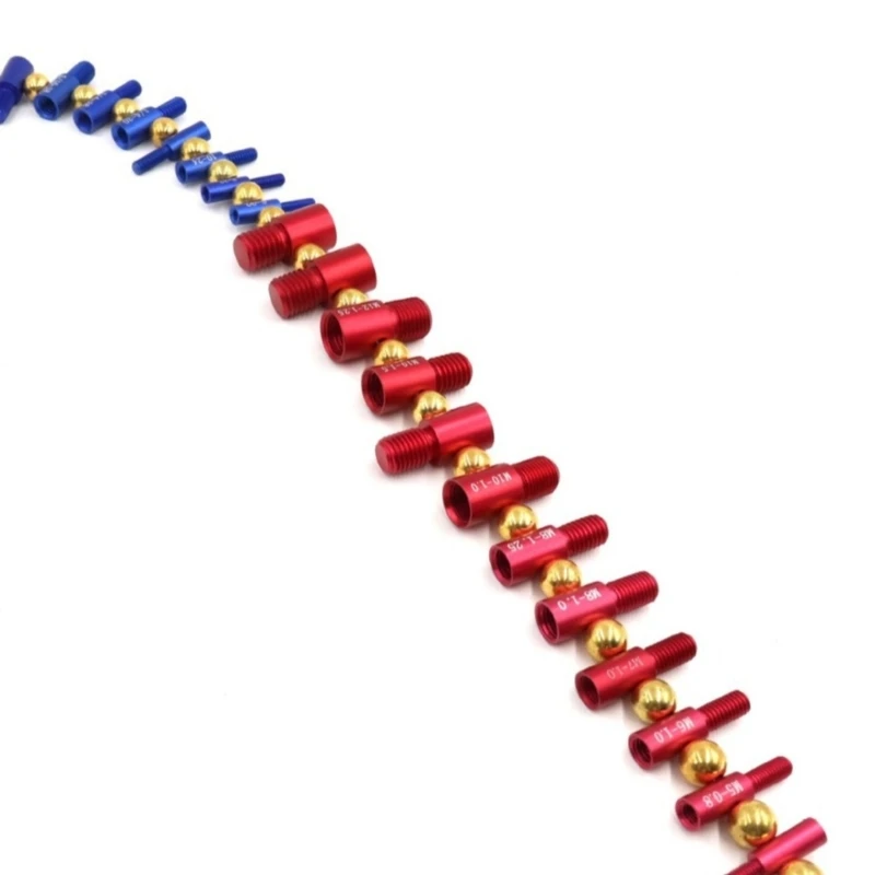 Измеритель размера съемных гаек и болтов. Прибор для проверки резьбы гайки болта.