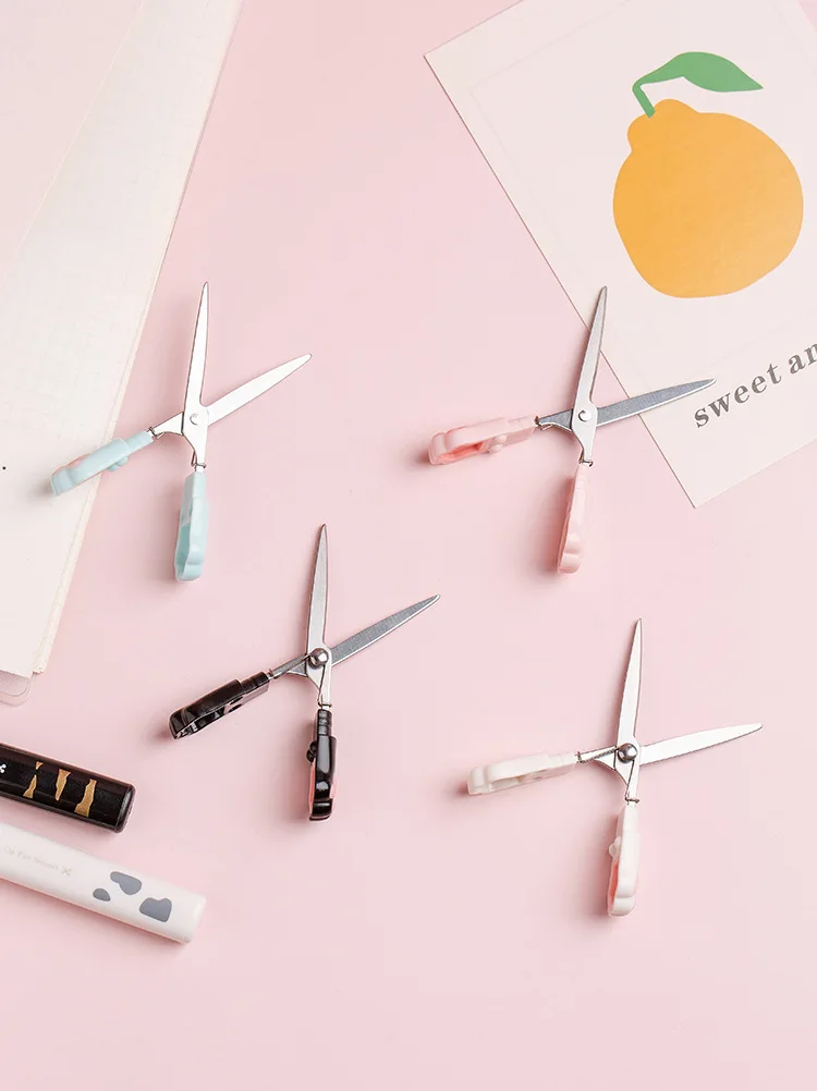 

Cute Multifunctional Stainless Steel Hand Scissors Mini Portable Kawaii Cat Paw Art Scissors School Stationery Novelty